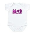 thumbnail image 1 of CafePress - AB/CD Infant Bodysuit - Baby Light Bodysuit, Size Newborn - 24 Months, 1 of 4