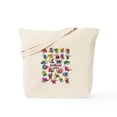 thumbnail image 1 of CafePress - ABC Dinos Tote Bag - Unisex Canvas Tote Bag, Beige, 1-Piece, 1 of 7