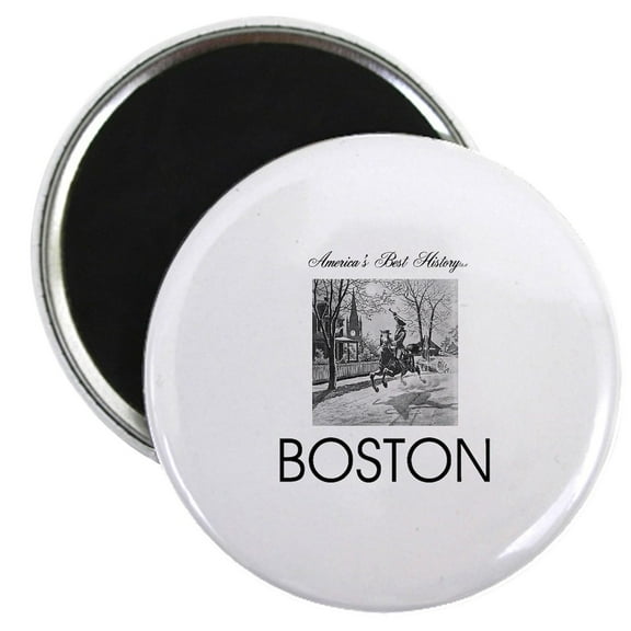 CafePress - ABH Boston - 2.25" Round Magnet, Refrigerator Magnet, Button Magnet Style