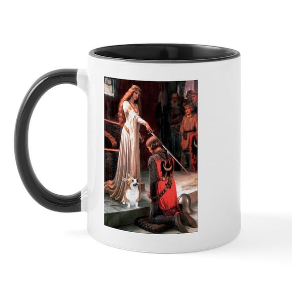 CafePress - ACCOLADE / Corgi Mug - 11 oz Ceramic Mug - Novelty Coffee Tea Cup