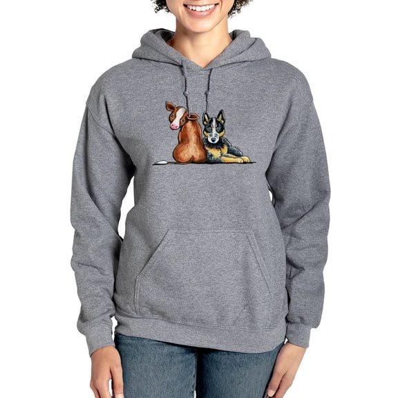 CafePress - ACD And Cow - Pullover Hoodie, Classic & Comfortable Hooded Sweatshirt