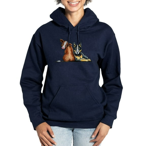 CafePress - ACD And Cow - Pullover Hoodie, Classic & Comfortable Hooded Sweatshirt