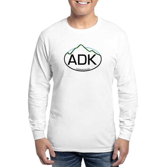 CafePress - ADK Oval Long Sleeve T Shirt - Unisex Cotton Long Sleeve T-Shirt