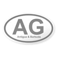 thumbnail image 1 of CafePress - AG Antigua & Barbuda Oval Sticker - Sticker (Oval), 1 of 1