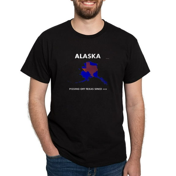 CafePress - ALASKA Pissing Off Texas Since 1959 T Shirt - Men's Classic Graphic Cotton T-Shirt