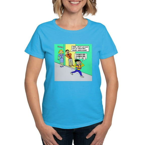 CafePress - ALGEBRA LOVE IT WHEN THEY GET Women's Dark T Shirt - Women's Traditional Fit Dark T-Shirt