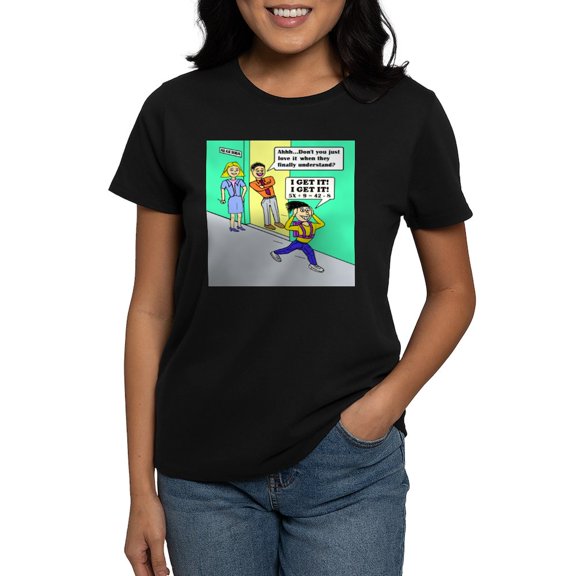 CafePress - ALGEBRA LOVE IT WHEN THEY GET Women's Dark T Shirt - Women's Traditional Fit Dark T-Shirt