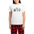 thumbnail image 1 of CafePress - ALICE & FRIENDS IN WONDERLA Women's Light Pajamas - Women's Short Sleeve Print T-Shirt and Pants Light Cotton Pajama Set, 1 of 7