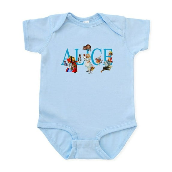 CafePress - ALICE & FRIENDS IN WONDERLAND Infant Bodysuit - Baby Light Bodysuit, Size Newborn - 24 Months