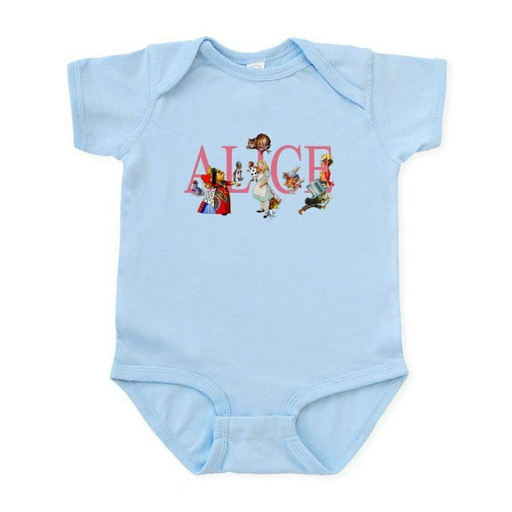 CafePress - ALICE & FRIENDS IN WONDERLAND Infant Bodysuit - Baby Light Bodysuit, Size Newborn - 24 Months