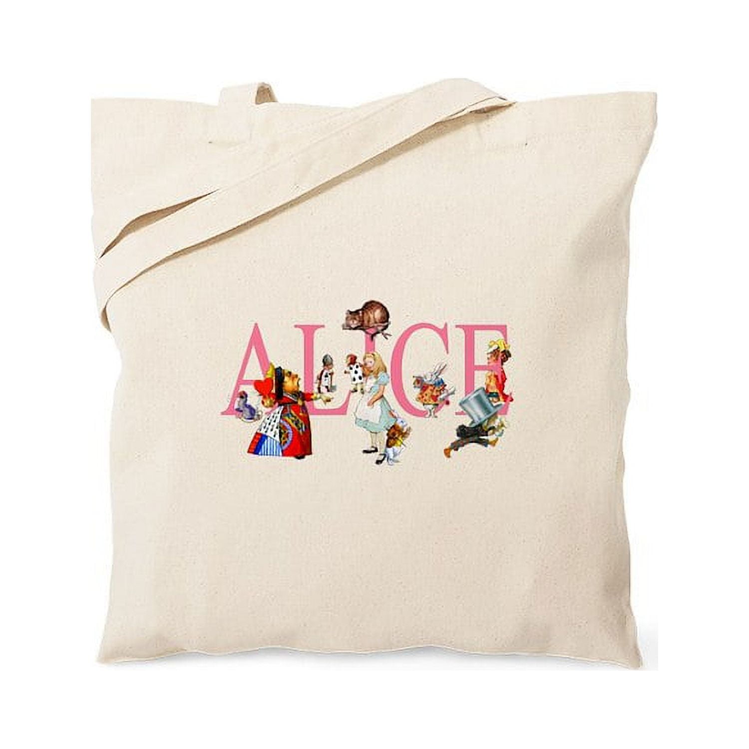 Alice and wonderland Tote Bag Book Tote Bag reusable market bag shopping bag