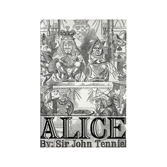 CafePress - ALICE_FRONTISPIECE 937X1333 - Rectangle Magnet, 2"x3" Refrigerator Magnet