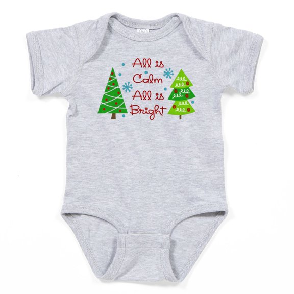 CafePress - ALL IS CALM Body Suit - Cute Infant Bodysuit Baby Romper - Size Newborn - 24 Months