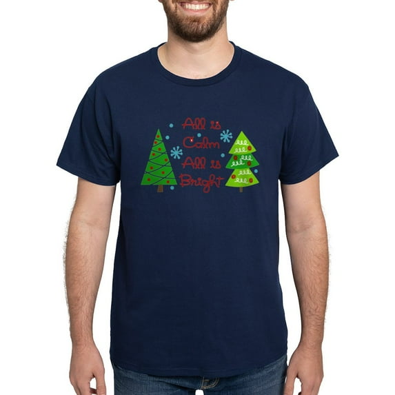 CafePress - ALL IS CALM T Shirt - Men's Classic Graphic Cotton T-Shirt