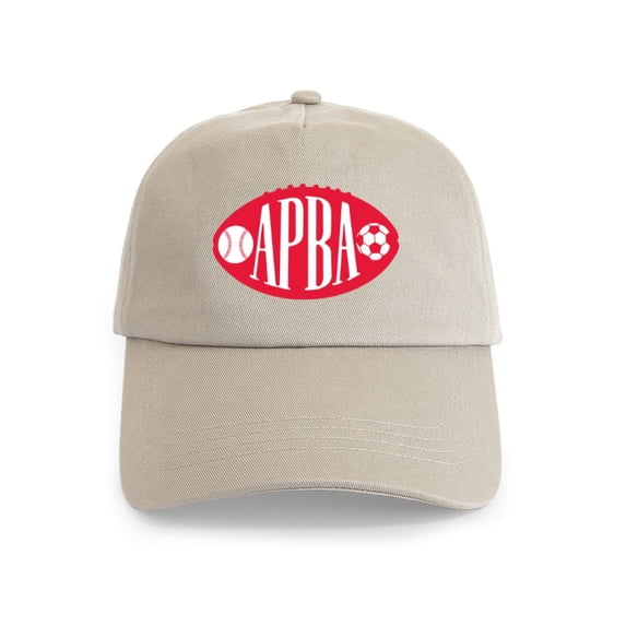 CafePress - APBA Logo Cap - Adjustable 100% Brushed Unisex Casual Cotton Baseball Cap, Beige, 1