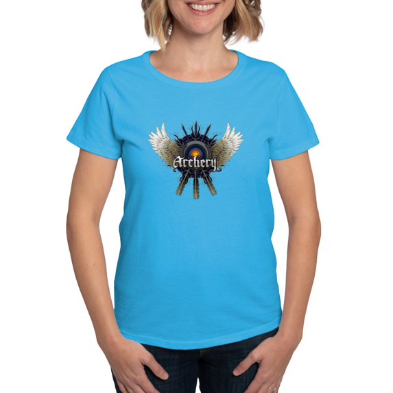 CafePress - ARCHERY Women's Dark T Shirt - Women's Traditional Fit Dark T-Shirt