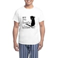thumbnail image 1 of CafePress - ARE YOU FREAKIN KITTEN ME? Pajamas - Men's Light Loose Fit Cotton Pajama Set, 1 of 7