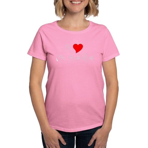 CafePress - ASL I Love Jesus Women's Dark T Shirt - Women's Traditional Fit Dark T-Shirt