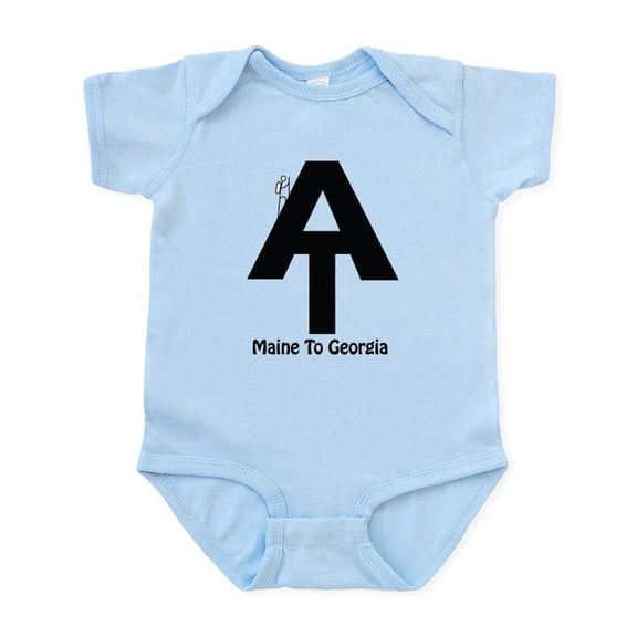 CafePress - AT Hiker Infant Bodysuit - Baby Light Bodysuit, Size Newborn - 24 Months