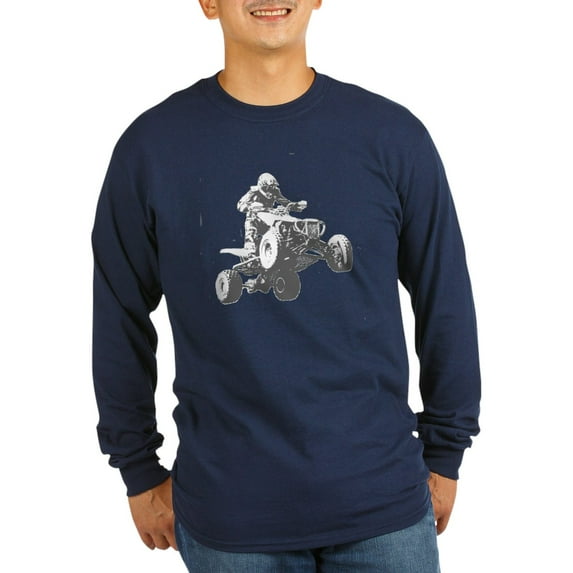 CafePress - ATV Racing Long Sleeve Dark T Shirt - Long Sleeve Dark T-Shirt