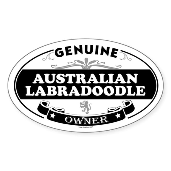 CafePress - AUSTRALIAN LABRADOODLE Oval Sticker - Sticker (Oval)