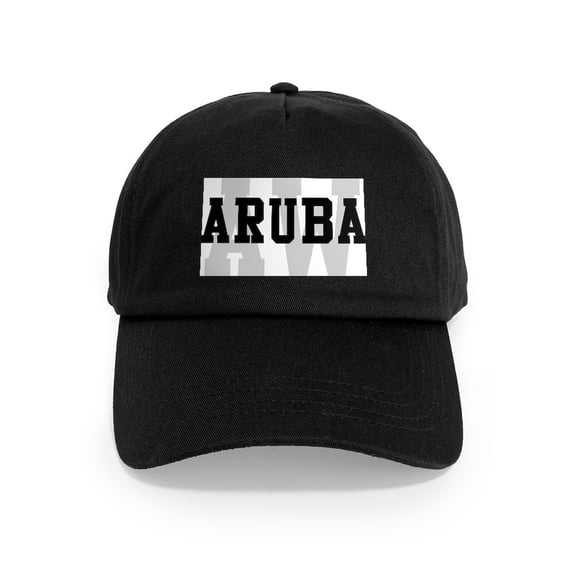 CafePress - AW Aruba Cap - Adjustable 100% Brushed Unisex Casual Cotton Baseball Cap, Beige, 1