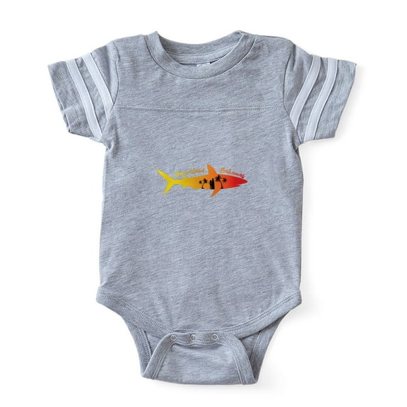 CafePress - Abaco Island Bahamas - Cute Infant Baby Football Bodysuit