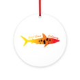 thumbnail image 1 of CafePress - Abaco Island Bahamas -  Round Wood Ornament 4", 1 of 2