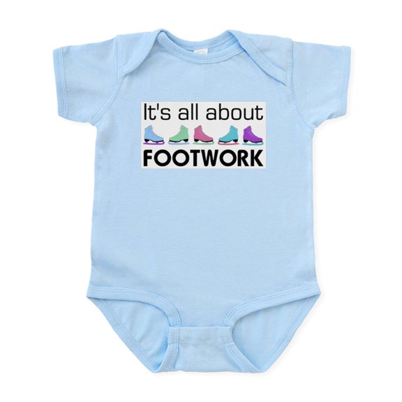 CafePress - About Footwork Multi Skates Infant Bodysuit - Baby Light Bodysuit, Size Newborn - 24 Months
