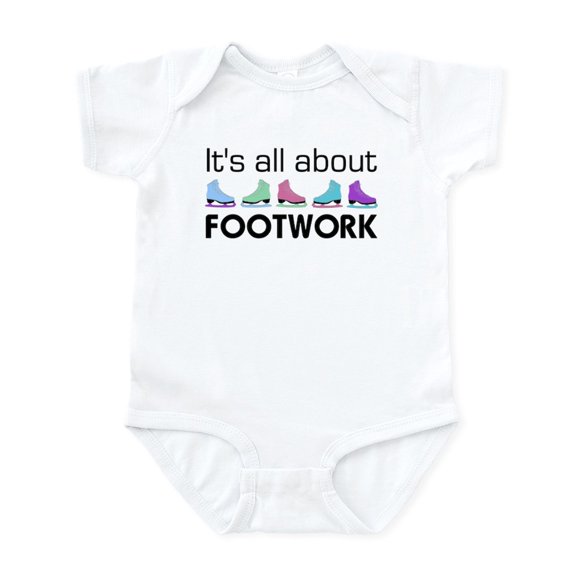 CafePress - About Footwork Multi Skates Infant Bodysuit - Baby Light Bodysuit, Size Newborn - 24 Months