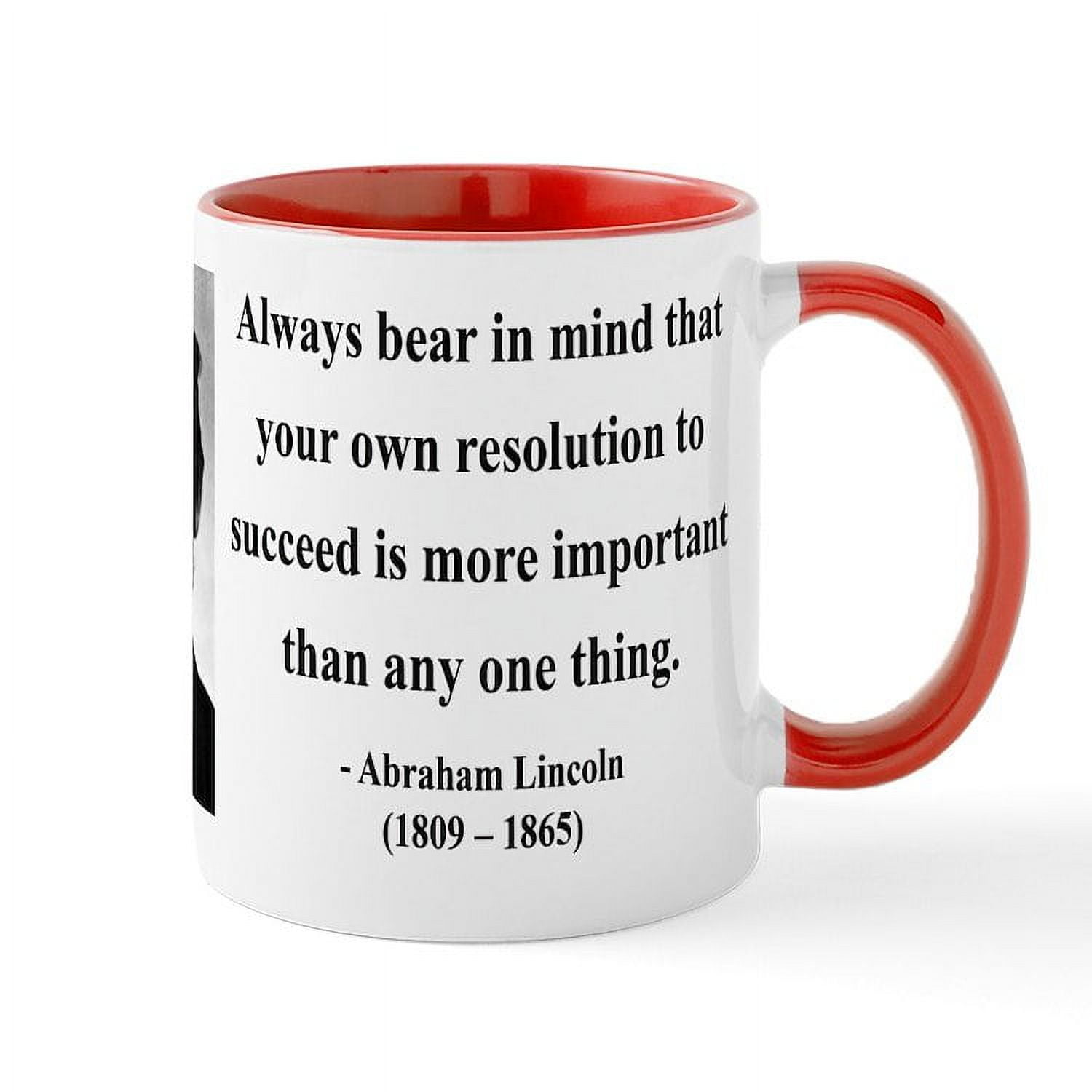 CafePress - Abraham Lincoln 15Bt Ceramic Mug - 11 oz Ceramic Mug - Novelty  Coffee Tea Cup - Walmart.com