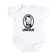 thumbnail image 1 of CafePress - Abraham Lincoln Portrait Body Suit - Baby Light Bodysuit, Size Newborn - 24 Months, 1 of 4