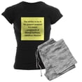 thumbnail image 1 of CafePress - Abraham Maslow Quotes Women's Dark Pajamas - Women's Short Sleeve Print T-Shirt and Pants Dark Cotton Pajama Set, 1 of 7