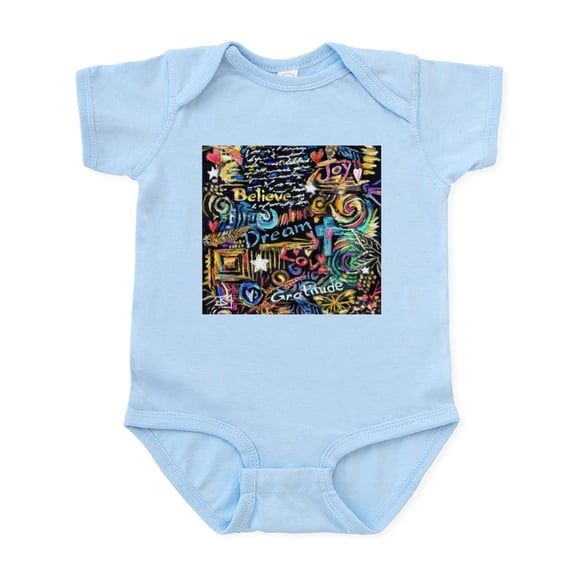 CafePress - Abstract Believe 1 Infant Bodysuit - Baby Light Bodysuit, Size Newborn - 24 Months