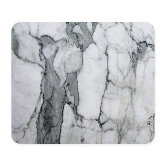 CafePress - Abstract Chic White Marble Mousepad - Non-slip Rubber Mousepad, Gaming Mouse Pad