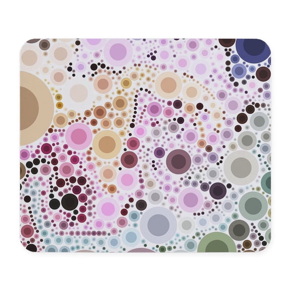 CafePress - Abstract Circles Mousepad - Non-slip Rubber Mousepad, Gaming Mouse Pad