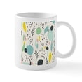 thumbnail image 1 of CafePress - Abstract Colorful Flowers Pattern Mugs - 11 oz Ceramic Mug - Novelty Coffee Tea Cup, 1 of 4
