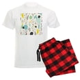 thumbnail image 1 of CafePress - Abstract Colorful Flowers Pattern Pajamas - Men's Light Loose Fit Cotton Pajama Set, 1 of 7