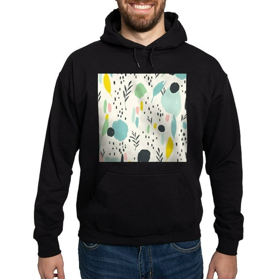 CafePress - Abstract Colorful Flowers Pattern Sweatshirt - Pullover Hoodie, Classic, Comfortable Hooded Sweatshirt