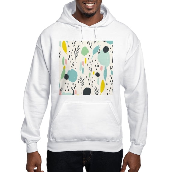 CafePress - Abstract Colorful Flowers Pattern Sweatshirt - Pullover Hoodie, Hooded Sweatshirt