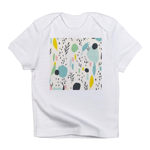 CafePress - Abstract Colorful Flowers Pattern T Shirt - Infant T-Shirt