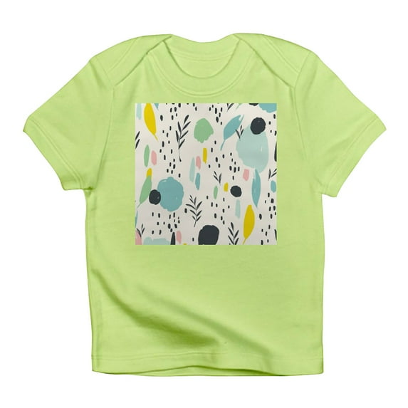 CafePress - Abstract Colorful Flowers Pattern T Shirt - Infant T-Shirt