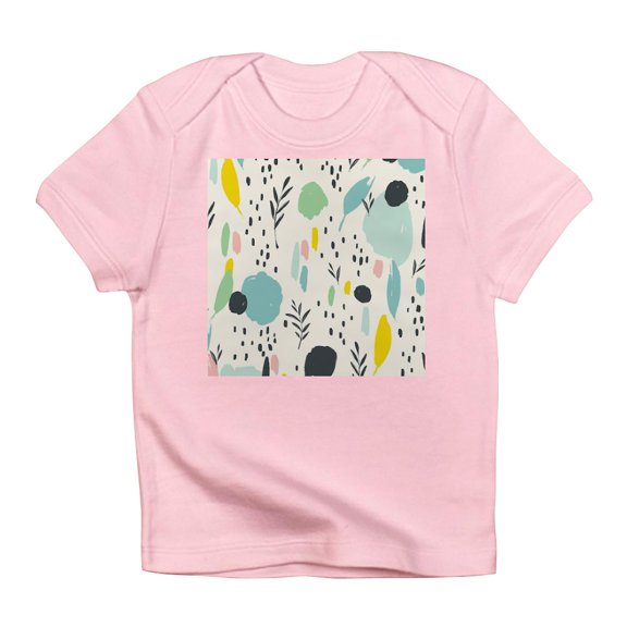 CafePress - Abstract Colorful Flowers Pattern T Shirt - Infant T-Shirt