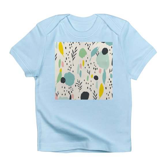 CafePress - Abstract Colorful Flowers Pattern T Shirt - Infant T-Shirt