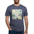 thumbnail image 1 of CafePress - Abstract Colorful Flowers Pattern T Shirt - Mens Tri-blend T-Shirt, 1 of 4