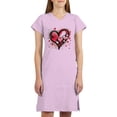 thumbnail image 1 of CafePress - Abstract Grunge Valentine Hearts T Shirt - Women's Nightshirt, 1 of 4
