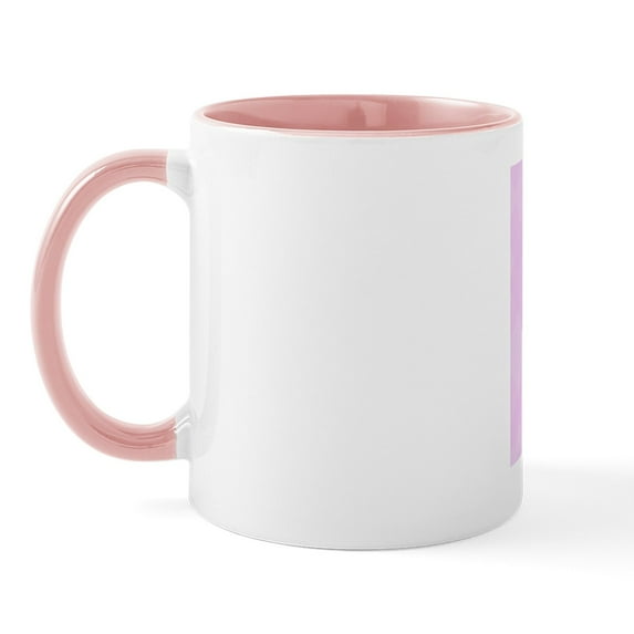 CafePress - Abstract Pink Background - 11 oz Ceramic Mug - Novelty Coffee Tea Cup