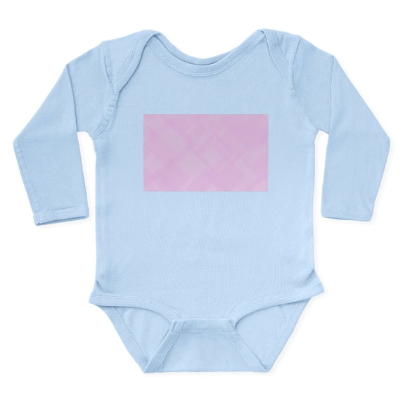 CafePress - Abstract Pink Background Body Suit - Long Sleeve Cotton Baby Bodysuit