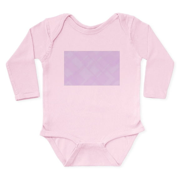 CafePress - Abstract Pink Background Body Suit - Long Sleeve Cotton Baby Bodysuit