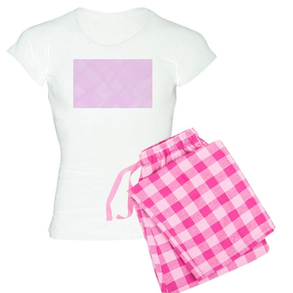 CafePress - Abstract Pink Background Pajamas - Women's Light Pajamas